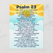 Carte postale Psalm 23 (Devant)