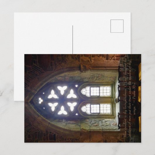 Carte postale Psaum 36:7 (Devant / Derrière)