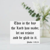 Carte Postale Psaume118:24 (Debout devant)