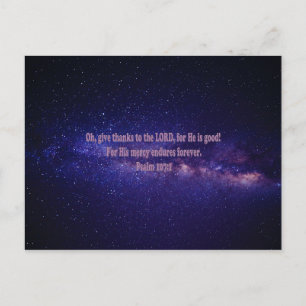 Carte Postale Psaume 107:1