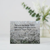 Carte Postale Psaume 118:24 This is the day that the Lord hath (Debout devant)