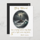 Carte Postale Psaume 119 (Devant / Derrière)