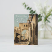 Carte Postale Psaume 119 - 105 en Via Dolorosa, Jérusalem (Debout devant)