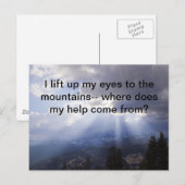Carte Postale Psaume 121 (Devant / Derrière)