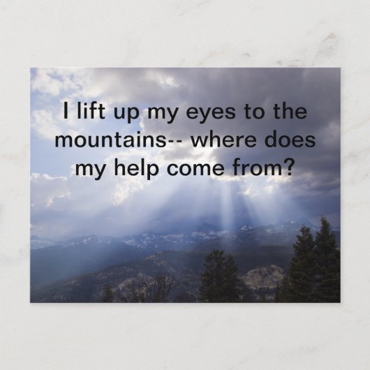Carte Postale Psaume 121 (Devant)