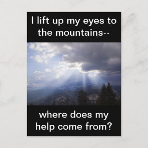 Carte Postale Psaume 121