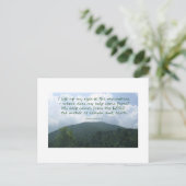 Carte Postale Psaume 121:1-2 (Debout devant)