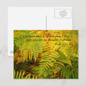 Carte Postale Psaume 139 v 2 | Mots Inspirants (Devant / Derrière)