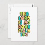 Carte Postale Psaume 18:2 (Devant / Derrière)