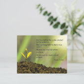 Carte Postale Psaume 1 - Et il sera comme un arbre .... (Debout devant)