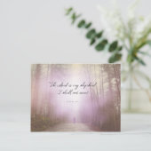 Carte Postale Psaume 23:1 - Le Seigneur est mon berger (Debout devant)