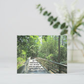 Carte Postale Psaume 23:3 Il restaure mon âme, Il me conduit dan (Debout devant)