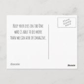 Carte Postale Psaume 23:5 Tu as oint ma tête avec de l'huile (Dos)