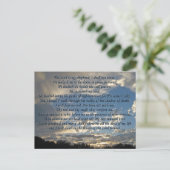 Carte Postale Psaume 23 Beautiful (Debout devant)