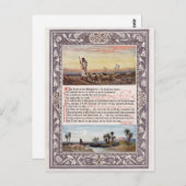 Carte Postale Psaume 23 "Le Seigneur est Mon Pasteur" (Devant / Derrière)