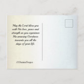 Carte Postale Psaume 23 L'Éternel est mon Berger, Bible Verse (Dos)