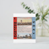 Carte Postale Psaume 23 Prière, Le Seigneur est mon Pasteur (Debout devant)