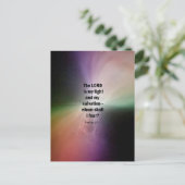 Carte Postale Psaume 27:1 (Debout devant)