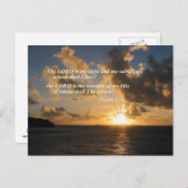 Carte Postale Psaume 27 1 Le Seigneur Est Ma Lumière (Devant / Derrière)