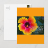 Carte Postale Psaume 27:4 (Devant / Derrière)