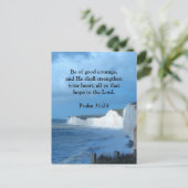 Carte Postale Psaume 31:24 (Debout devant)