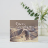 Carte Postale Psaume 32:7 - Vous êtes mon refuge (Debout devant)