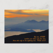 Carte Postale Psaume 33:18 Inspiration (Devant)