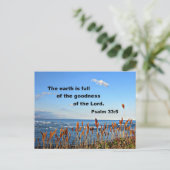 Carte Postale Psaume 33:5 (Debout devant)