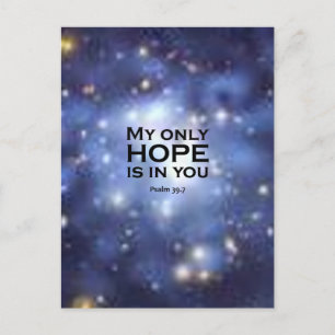 Carte Postale Psaume 39:7