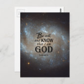 Carte Postale Psaume 46:10 (Devant / Derrière)