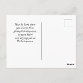 Carte Postale Psaume 46:10 Be Still and Know that I (Dos)