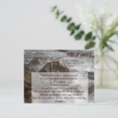 Carte Postale Psaume 46 1-3 Dieu est notre Refuge Verset Bibliqu (Debout devant)