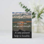 Carte Postale Psaume 46:1 - Belle lever de soleil sur le lac Mic (Debout devant)