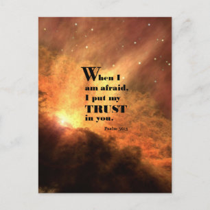 Carte Postale Psaume 56:3