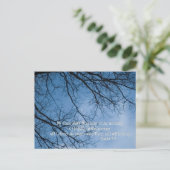 Carte Postale Psaume 5:3 Ma voix Tu entendras le matin (Debout devant)