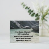 Carte Postale Psaume 61:2 (Debout devant)