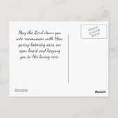 Carte Postale Psaume 84:2 Cours du Seigneur Écriture, Jetée (Dos)