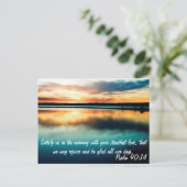 Carte Postale Psaume 90:14 (Debout devant)