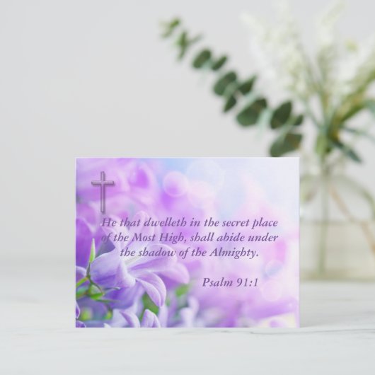 Carte Postale Psaume 91 (Debout devant)