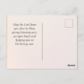 Carte Postale Psaume 91:4 Il vous couvrira de ses plumes (Dos)