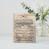 Carte Postale Psaume 91, Soldat. La protection de Dieu (Debout devant)