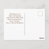 Carte Postale Psaume d'anniversaire 118:24 Le jour que le Seigne (Dos)