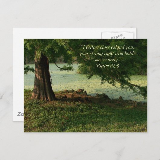 Carte Postale Psaume de confort (Devant / Derrière)