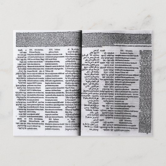 Carte Postale Psaume de David : Psalterim Octaplums, 1516 (Devant)