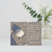 Carte Postale Psaumes 139: 17-18, Version Shell (Debout devant)