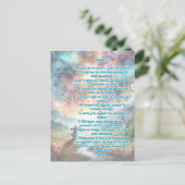 Carte Postale Psaumes 23 en espagnol (Debout devant)