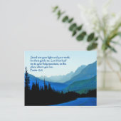 Carte Postale Psaumes 43:3 Inspirationnel (Debout devant)