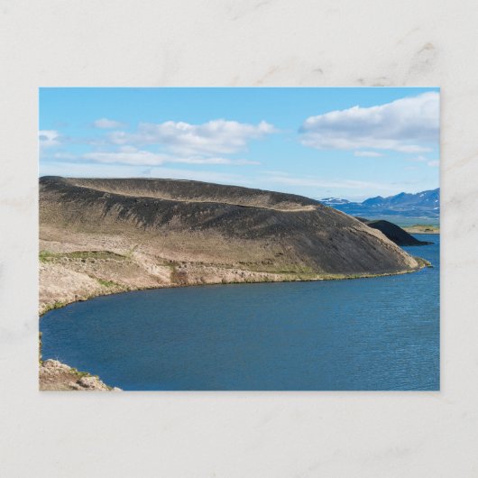 Carte Postale Pseudo-cratères dans le lac Myvatn - Islande (Devant)