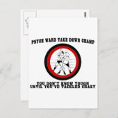 Carte Postale Psy Ward À La Descente Du Champ (Devant / Derrière)