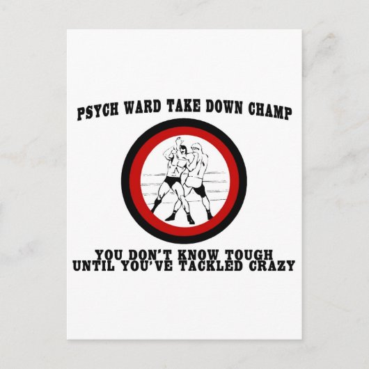 Carte Postale Psy Ward À La Descente Du Champ (Devant)